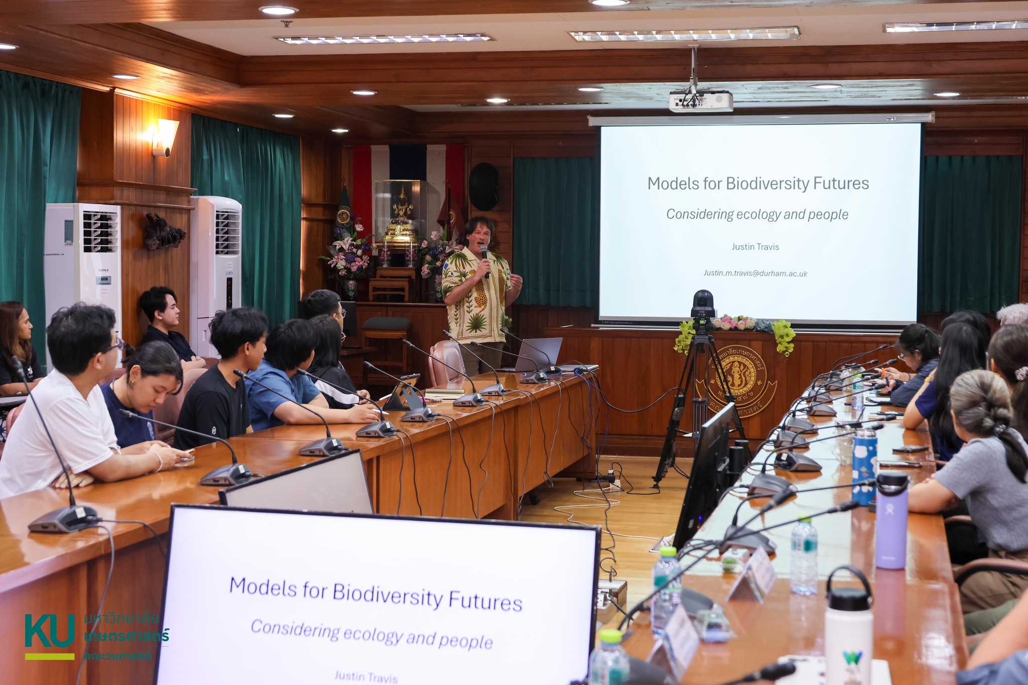 Faculty of Forestry Welcomes Distinguished Professors from Durham University and University of Aberdeen, UK