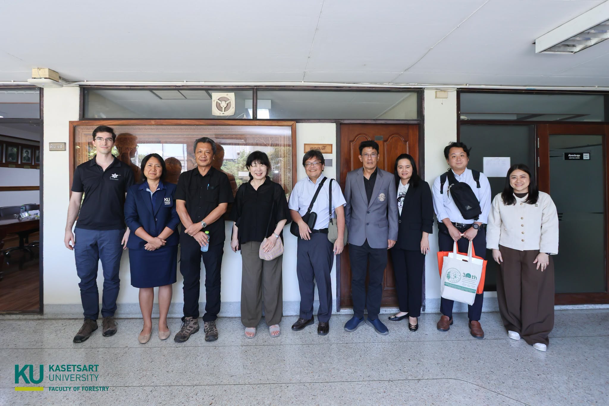 Faculty of Forestry, Kasetsart University Welcomes Delegation from Tottori University, Japan